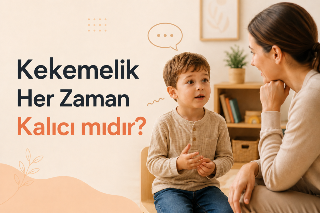 Kekemelik Her Zaman Kalıcı mıdır? Çocuğum Kekeliyor, Ne Zaman Destek Almalıyım?